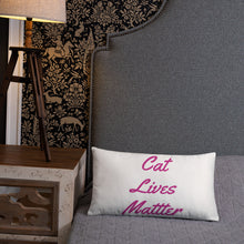 Load image into Gallery viewer, Cat Lives Matter- Pillow