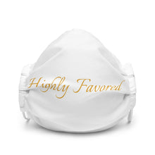 Load image into Gallery viewer, Highly Favored Script-Premium face mask