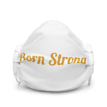 Load image into Gallery viewer, Born Strong Script-Premium face mask