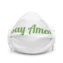 Load image into Gallery viewer, Say Amen Script-Premium face mask