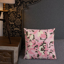 Load image into Gallery viewer, Pink Camo-Premium Pillow