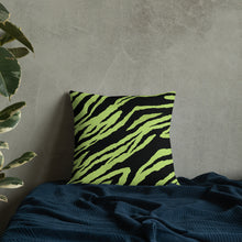 Load image into Gallery viewer, Green Tiger-Premium Pillow