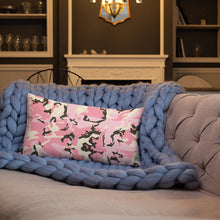 Load image into Gallery viewer, Pink Camo-Premium Pillow