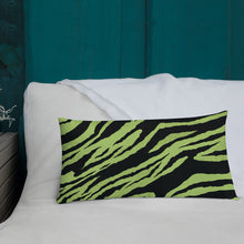 Load image into Gallery viewer, Green Tiger-Premium Pillow