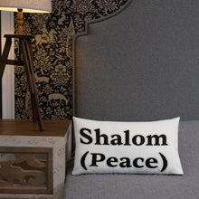Load image into Gallery viewer, Shalom (Peace)-Premium Pillow