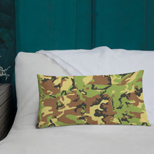 Load image into Gallery viewer, Green Camo-Premium Pillow