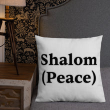 Load image into Gallery viewer, Shalom (Peace)-Premium Pillow