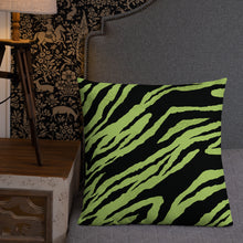 Load image into Gallery viewer, Green Tiger-Premium Pillow