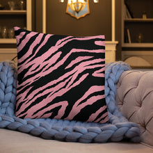 Load image into Gallery viewer, Pink Tiger-Premium Pillow