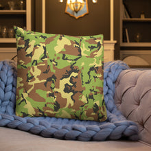 Load image into Gallery viewer, Green Camo-Premium Pillow