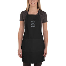 Load image into Gallery viewer, Bless this Food, Amen-Embroidered Apron