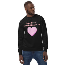 Load image into Gallery viewer, True Love-1 Corinthians 13-Unisex eco sweatshirt