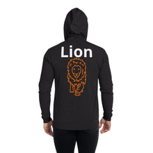 Load image into Gallery viewer, Proverbs 28:1 “The Righteous Are As Bold As A Lion” Unisex ZIP Up Hoodie