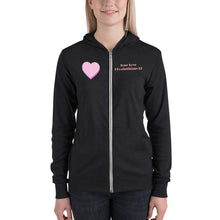 Load image into Gallery viewer, True Love- 1 Corinthians 13-Unisex zip hoodie