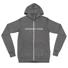 Load image into Gallery viewer, Supremely Made-Unisex zip hoodie