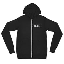 Load image into Gallery viewer, Heir-Unisex zip hoodie