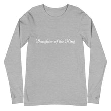 Load image into Gallery viewer, Daughter of the King-Unisex Long Sleeve Tee
