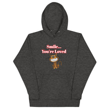 Load image into Gallery viewer, Smile...You're Loved Unisex Hoodie