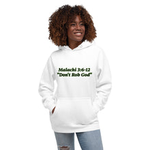 Load image into Gallery viewer, Malachi 3:6-12 "Don't Rob God"-Unisex Hoodie
