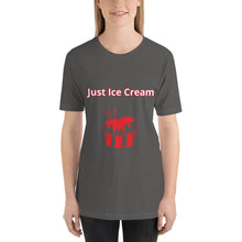 Load image into Gallery viewer, Just Ice Cream-Short-Sleeve Unisex T-Shirt