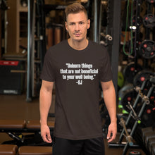 Load image into Gallery viewer, "Unlearn things that are not beneficial to your well being"-SJ-Short-Sleeve Unisex T-Shirt