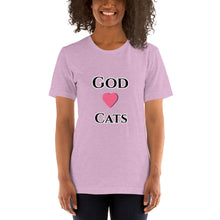 Load image into Gallery viewer, God Loves Cats-Short-Sleeve Unisex T-Shirt