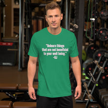 Load image into Gallery viewer, "Unlearn things that are not beneficial to your well being"-SJ-Short-Sleeve Unisex T-Shirt
