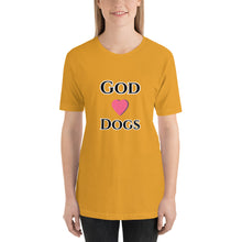 Load image into Gallery viewer, God Loves Dogs-Short-Sleeve Unisex T-Shirt