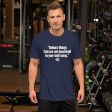 Load image into Gallery viewer, "Unlearn things that are not beneficial to your well being"-SJ-Short-Sleeve Unisex T-Shirt