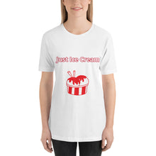 Load image into Gallery viewer, Just Ice Cream-Short-Sleeve Unisex T-Shirt