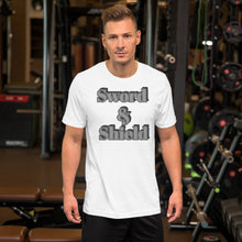 Load image into Gallery viewer, Sword and Shield-Short-Sleeve Unisex T-Shirt