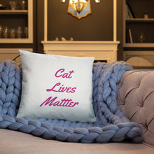 Load image into Gallery viewer, Cat Lives Matter- Pillow
