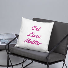 Load image into Gallery viewer, Cat Lives Matter- Pillow
