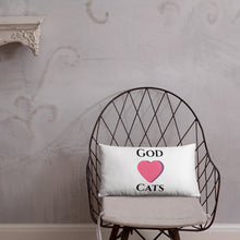 Load image into Gallery viewer, God Loves Cats- Pillow
