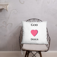 Load image into Gallery viewer, God Loves Dogs-Pillow
