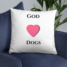 Load image into Gallery viewer, God Loves Dogs-Pillow
