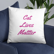 Load image into Gallery viewer, Cat Lives Matter- Pillow
