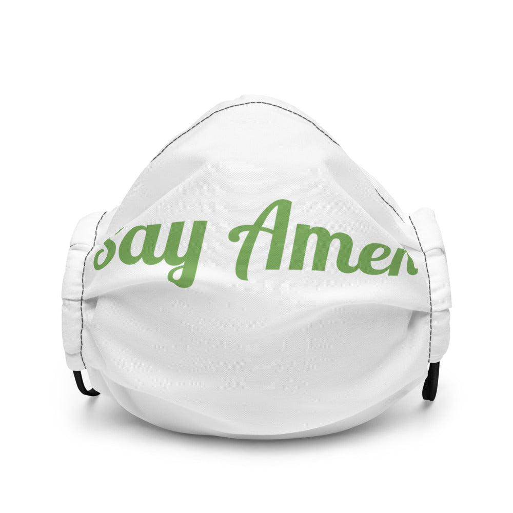 Say Amen Script-Premium face mask