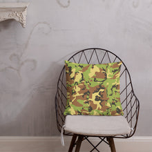 Load image into Gallery viewer, Green Camo-Premium Pillow
