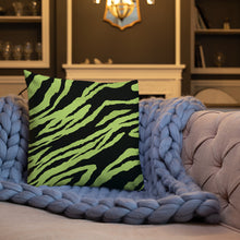 Load image into Gallery viewer, Green Tiger-Premium Pillow
