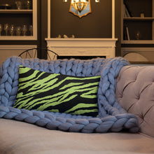 Load image into Gallery viewer, Green Tiger-Premium Pillow
