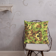 Load image into Gallery viewer, Green Camo-Premium Pillow
