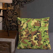 Load image into Gallery viewer, Green Camo-Premium Pillow
