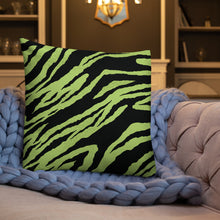 Load image into Gallery viewer, Green Tiger-Premium Pillow
