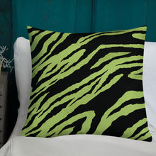 Load image into Gallery viewer, Green Tiger-Premium Pillow
