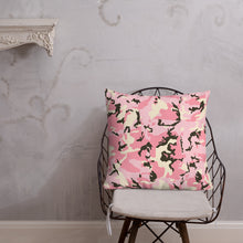 Load image into Gallery viewer, Pink Camo-Premium Pillow
