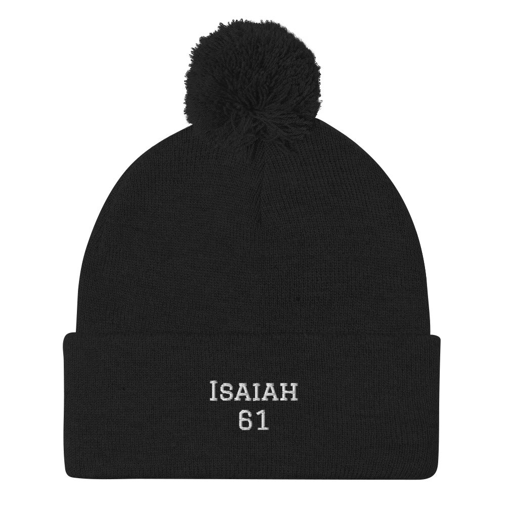 Isaiah 61-Pom-Pom Beanie
