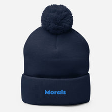 Load image into Gallery viewer, Morals-Pom-Pom Beanie

