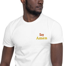 Load image into Gallery viewer, Say Amen-Short-Sleeve Unisex T-Shirt
