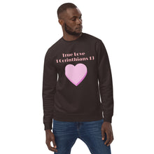 Load image into Gallery viewer, True Love-1 Corinthians 13-Unisex eco sweatshirt
